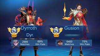 I PLAY WITH THIS YOUTUBER GUSION IN RANK is this legit  Mobile Legends [upl. by Senalda697]