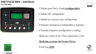 Configuracíon DSE 7420MKII Parte 1 [upl. by Lindner]