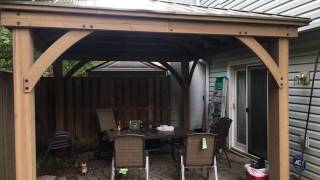 Sojag gazebo installation service in DC MD VA by Dave Song of Furniture Assembly Experts [upl. by Eilrahs]