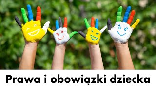 Prezentacja Prawa i obowiązki dziecka dla dzieci przedszkolaków uczniów Film edukacyjny [upl. by Hime]