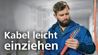 Kabel einziehen leicht gemacht Kabeleinziehhilfe Cable Scout DE [upl. by Falconer]