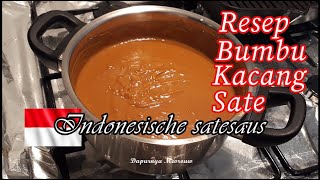 Indonesische satésaus recept  snel en makkelijk  Resep Bumbu Kacang Sate  Dapurnya Mevrouw [upl. by Annav]