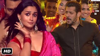 Salman Khan and Alia Bhatt Dance performance Zee Cine Awards Show I Salman Alia bhatt Dance [upl. by Ginnie]