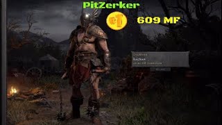 D2R Best MF Build PitZerker 609 MF [upl. by Tessi]