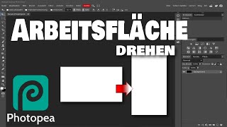 Photopea  Arbeitsfläche drehen [upl. by Guttery]