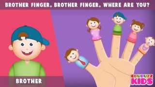 The Finger Family Daddy Finger  Original Version  children songs with lyrics [upl. by Eissac]