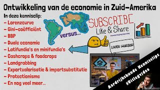 Ontwikkeling van de economie van ZuidAmerika  Examentraining HAVO amp VWO [upl. by Najram575]