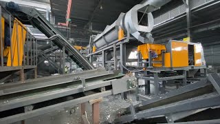 Aluminium Recycling Plant  Ferrous  Non Ferrous Metal Separation [upl. by Aidole]