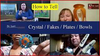 How to Tell Crystal Fake Wedgwood Murano Glass Majolica Figurines amp more  Ask Dr Lori [upl. by Lechar35]