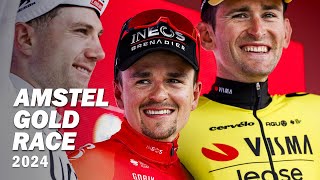 Nu Wel Raak Voor Thomas Pidcock  Amstel Gold Race 2024 [upl. by Hnad]