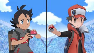 Pokemon Characters Battle Goh Vs Red Galar Vs Kanto [upl. by Oker]