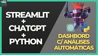 Crie dashboards incríveis usando PYTHON STREAMLIT e CHATGPT [upl. by Orazal]