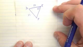 When to use Sine Law vs Cosine Law [upl. by Cirle]