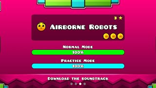 Airborne Robots  All coins  Geometry Dash Meltdown [upl. by Caterina]