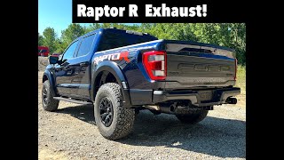 Hear the 2023 Ford Raptor R Supercharged V8 Engine Roar [upl. by Nnaxor]