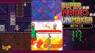 SUPER MARIO UNIMAKER 1S3  All PowerUps Themes Enemies and more [upl. by Bone]