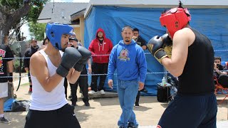 Bakersfield Boxing 15 Alex vs X Exhibition [upl. by Emiline]