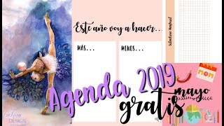 Agenda 2019 para imprimir gratis [upl. by Montagna]