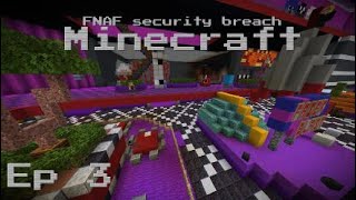 I build the Atrium from FNAF security breach in Minecraft  Part 3 [upl. by Annayr208]