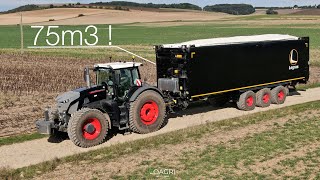 ⚫⚫ENSEMBLE AGRICOLE de FOLIE  75m3  50 000kman  LEGRAS amp FENDT BLACK  😍 [upl. by Aiym997]