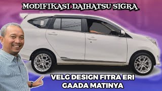 Modifikasi Daihatsu Sigra Pakai Velg Hsr Ring 16  Velg Design Om Fitra Eri  Kick Off Ciputat [upl. by Bethesda]