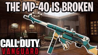 THE MP40 IS BROKEN IN VANGUARD Best MP40 Class Setup [upl. by Ludly]