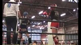 WTKA MUAY THAI CHAMPIONSHIPITALY 2010 final Daria Sergeeva  I Liq Chuan fighter 曾家意力拳 [upl. by Enad]