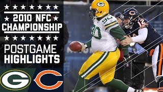 Packers vs Bears 2010 NFC Championship  Game Highlights  NFL [upl. by Fletcher292]