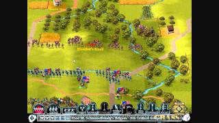 Lets Play Sid Meiers Gettysburg  USA IV  Bloechers Knoll Tactical Withdrawal [upl. by Yrek]