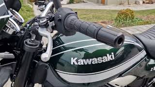 Kawasaki z900rs 2023 dark green [upl. by Jerrol181]