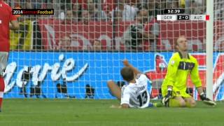 Deutschland Österreich 30 Schmidt ZDF Highlights WM 2014 Qualifikation [upl. by Nottage]