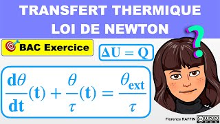 EQUATION DIFFERENTIELLE THERMODYNAMIQUE  Exercice  Terminale [upl. by Nivlag]