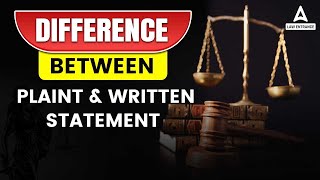 Difference between Plaint and Written Statement [upl. by Whit]