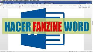 Cómo HACER un FANZINE EN WORD 🖥️ Crea un fanzine digital [upl. by Anivlis592]