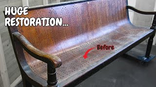 Filthy Bentwood Bench Restoration [upl. by Mahon]