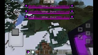 Minecraft bedrock wither storm mod [upl. by Elvina]