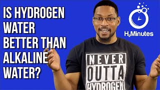 Is HYDROGEN water better than ALKALINE water SOURCES INCLUDED QampA  H2Minutes [upl. by Desdee]