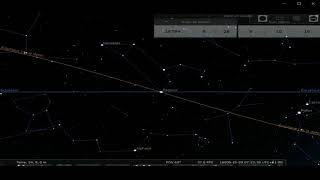 Précession des équinoxes par Stellarium [upl. by Avevoneg]