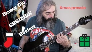 Ibanez GIO GRG121DX Review  Christmas Present [upl. by Haywood]