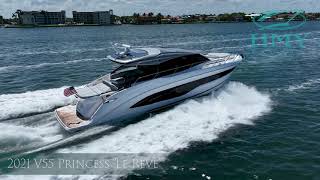 2021 Princess V55  For Sale with HMY Yachts [upl. by Allyson]