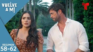 Vuelve a Mí resumen episodios 58 al 62  Telemundo Novelas [upl. by Dagnah860]