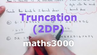 Truncation to 2 Decimal Places [upl. by Colly]