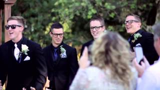 Jareds LipSynced Vows Jared amp Kyndras Wedding [upl. by Rubliw862]