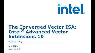 AVX512 TOO COMPLEX Intel RENAMES it to AVX 10 with even MORE complex and INCOMPATIBLE variations [upl. by Aldus178]