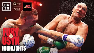 UNDISPUTED CHAMPION CROWNED  Tyson Fury vs Oleksandr Usyk Fight Highlights Ring of Fire [upl. by Nnyltak956]