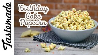 Birthday Cake Popcorn chEAT l Jax Tranchida [upl. by Maurise954]