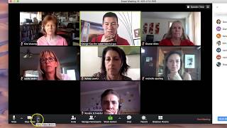 Zoom Meeting How To Use with example of a Breakout Group [upl. by Dennie]