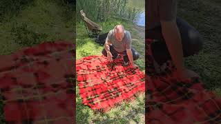 How to Make A Wearable Wool Blanket Poncho from Thrift Store Finds woolblanket woolponcho [upl. by Ginger791]