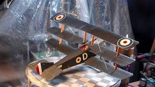 SOPWITH TRIPLANE 124 Paper model winner of the Dayton chapter Ipms [upl. by Ortensia52]