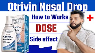 Otrivin Nasal Drop  UsesMode Of Action amp Side Effects In Hindi [upl. by Enived]